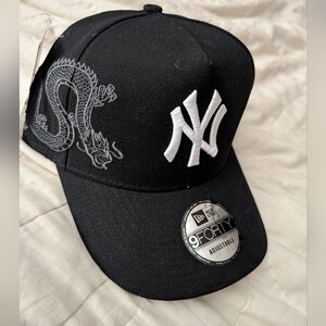 New Era Black NY Yankees Dragon 9FORTY Adjustable Cap